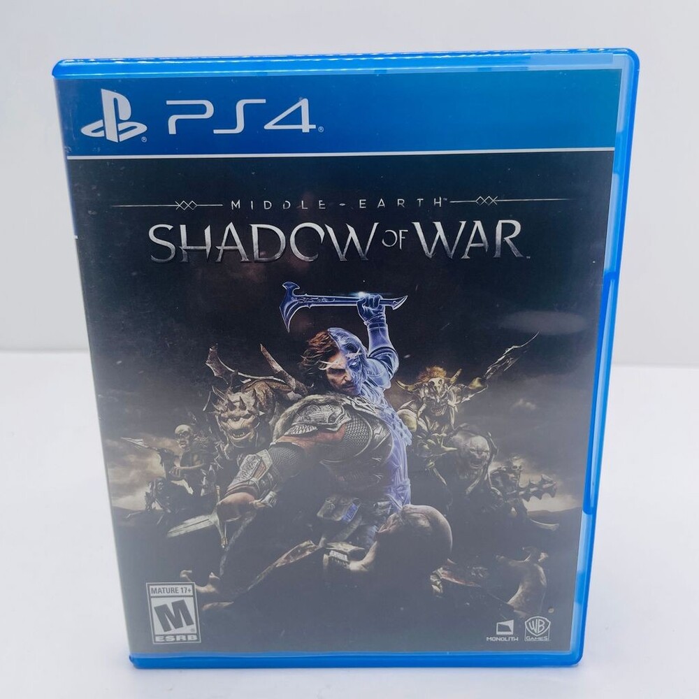 Middle-earth: Shadow of War PS4 (Sony PlayStation 4, 2017) Complete W/ Manual